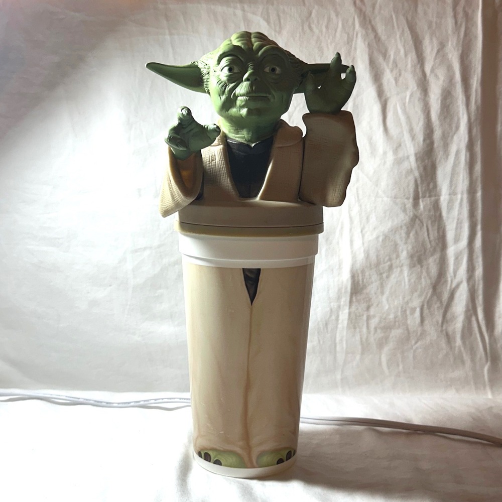 Star Wars Episode I Yoda Collector Cup Green Excellent 1999 Pepsi Promo Topper